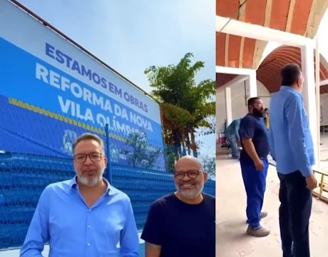 Prefeito de Belford Roxo vistoria reforma da Vila Olímpica e anuncia base do PROEIS