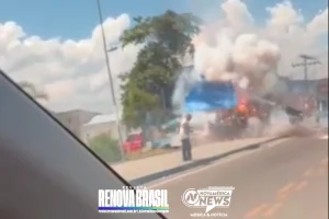 EXPLOSÃO DE FOGOS ASSUSTA MORADORES NO LOTE XV; MOTORISTA FOGE SEM PRESTAR SOCORRO